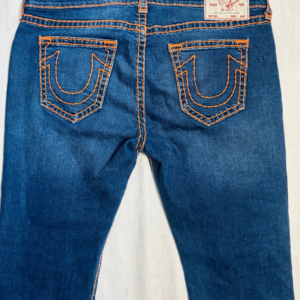 True Religion Men's Blue Jeans Size 38